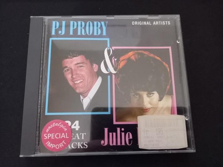 P.J. Proby & Julie Rogers - 24 Great Tracks - Cd, Cd's en Dvd's, Cd's | Pop, Zo goed als nieuw, 1960 tot 1980, Ophalen of Verzenden