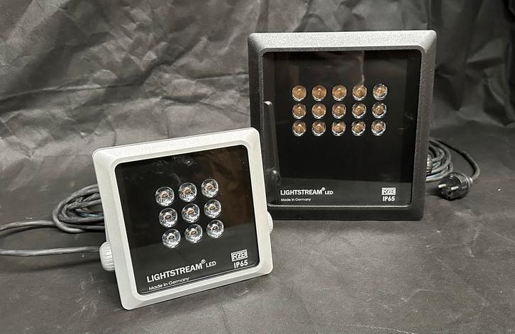 RZB Lightstream LED schijnwerpers – Made in Germany - 2 stuk, Huis en Inrichting, Lampen | Overige, Zo goed als nieuw, Ophalen of Verzenden