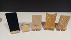 4 types de supports pour smartphone en bois/bambou neufs, Télécoms, Enlèvement ou Envoi, Neuf, Voiture