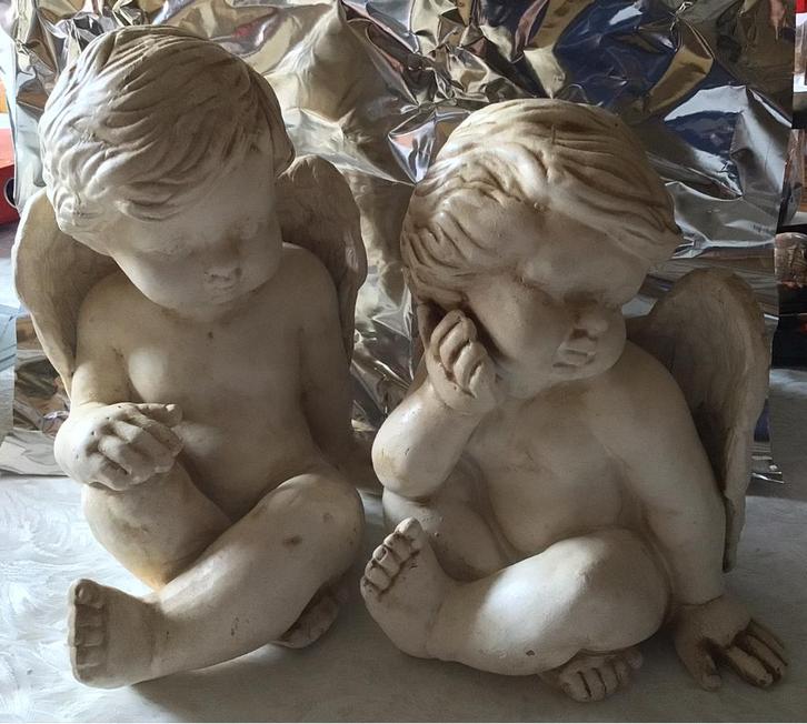 2 statues d'anges, Collections, Statues & Figurines, Enlèvement ou Envoi