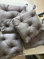 Stoelkussen 4 stuks, nieuwstaat (Malinda - Ikea), Ophalen, Zo goed als nieuw, Grijs, Stof