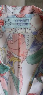 Zijden blouse Clemence Ribeiro, Kleding | Dames, Roze, Zo goed als nieuw, Maat 36 (S), Ophalen
