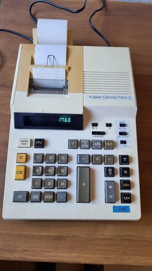Canon Canola P1214-D rekenmachine, Diversen, Rekenmachines, Gebruikt, Ophalen of Verzenden