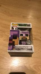 Rare Exclusive Steve enchanted armor Funko pop, Ophalen of Verzenden, Zo goed als nieuw