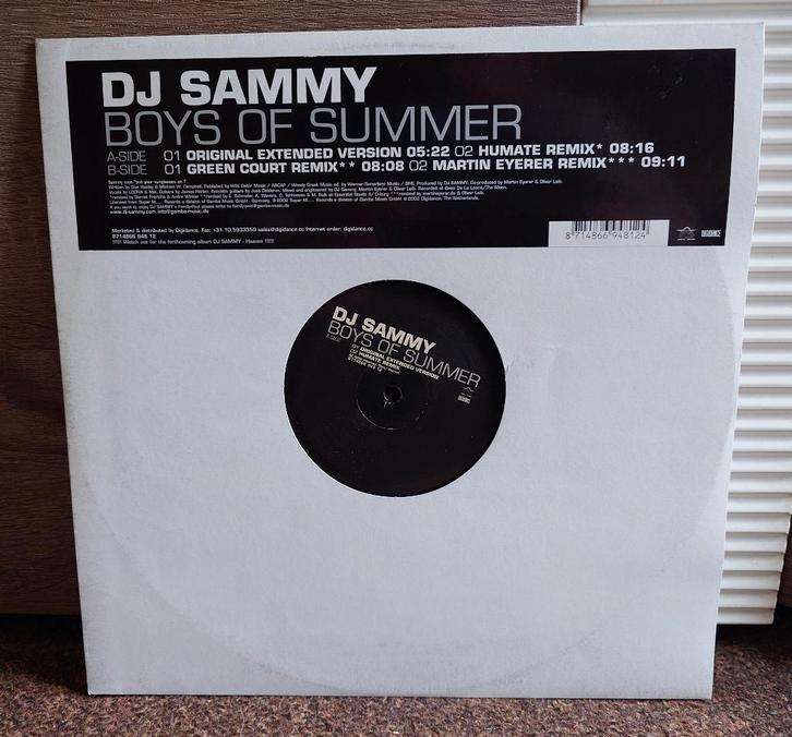 DJ Sammy – Boys Of Summer (12'' Vinyl), CD & DVD, Vinyles | Dance & House, Comme neuf, Dance populaire, 12 pouces, Envoi