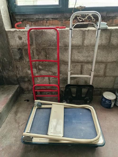 DIABLE - TRANSPORTWAGEN - STAAL, Doe-het-zelf en Bouw, Transportwagens, Zo goed als nieuw, Steekwagen, 100 liter of meer, Ophalen