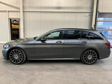 Mercedes c200d AMG 9G-TRONIC, Autos, Cuir, Argent ou Gris, Achat, Euro 6