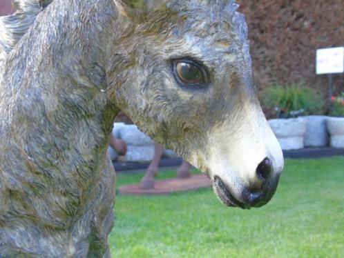 Ezelsbeeldje van polyresin, groot model!, Tuin en Terras, Tuinbeelden, Nieuw, Dierenbeeld, Kunststof, Ophalen
