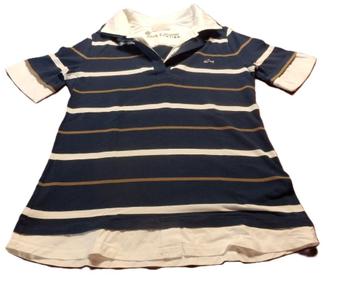 (13) -polo homme T.XS blanc bleu - beschikbaar voor biedingen
