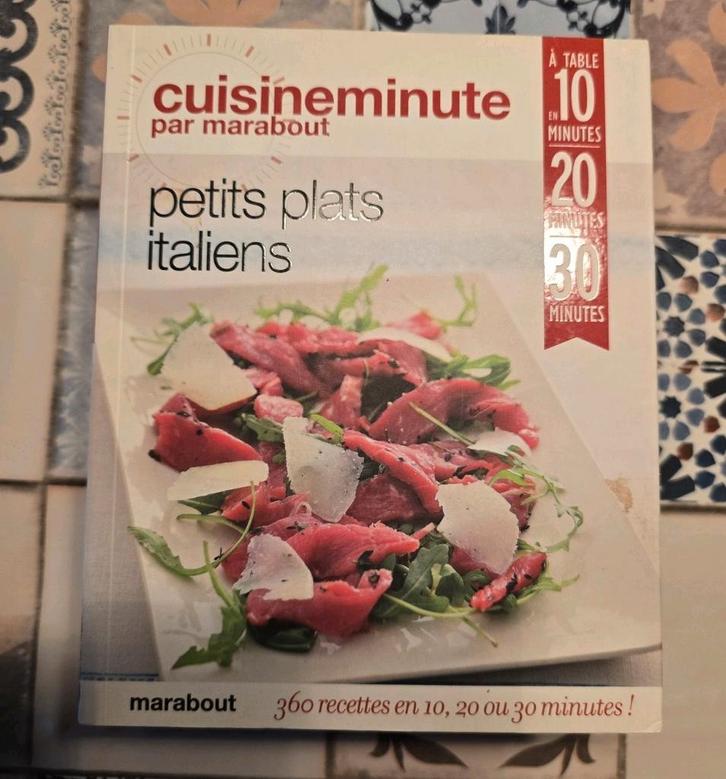 # lot de 4 livres MARABOUT "Cuisineminute", Livres, Livres de cuisine, Comme neuf, Envoi