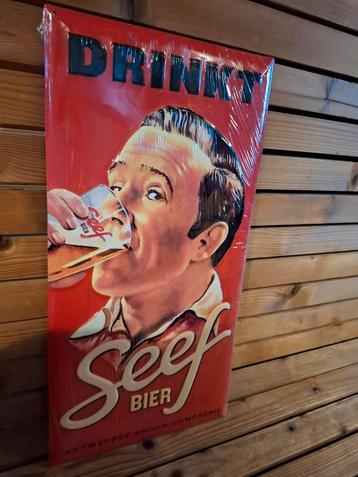 Reclamebord Seef bier disponible aux enchères