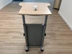 Zit-sta tafel mobiel, laptoptafel, bureau,  verstelbaar !, Ophalen, In hoogte verstelbaar, Zo goed als nieuw