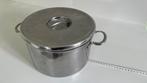 Inox rvs kookpot 6,5 l, Huis en Inrichting, Keuken | Potten en Pannen, Ophalen, Inox, Gebruikt, Keramische plaat