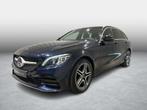 Mercedes-Benz C-Klasse Break C 300 de AMG LINE + LEDER + BUR, Auto's, Automaat, Stof, Euro 6, Blauw