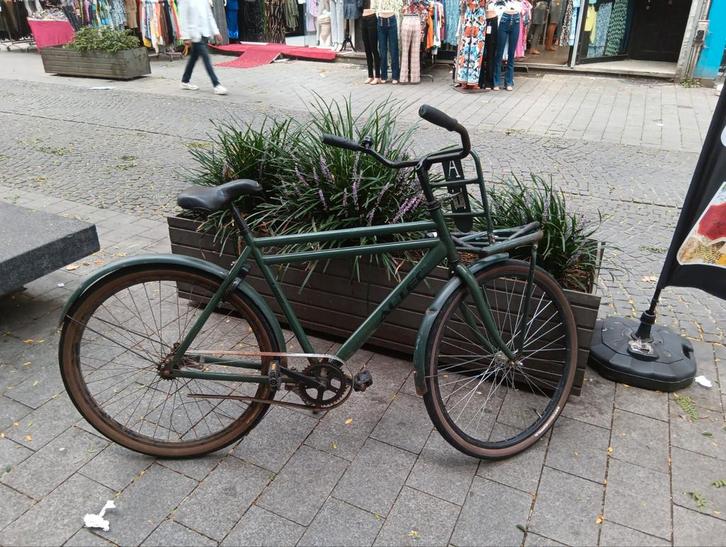 Groene Attlec transportfiets – Zonder Ketting, Fietsen en Brommers, Fietsen | Heren | Herenfietsen, Gebruikt, Overige merken, Ophalen