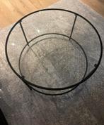 Salontafel glas perfecte staat, Ophalen, Rond, 50 tot 100 cm, Zo goed als nieuw