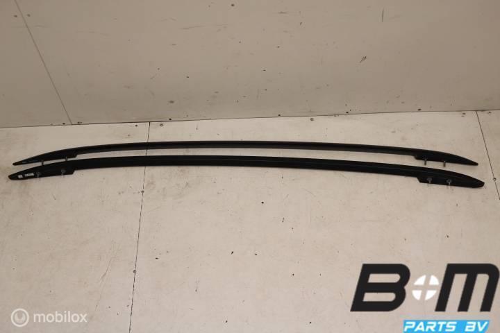 Set zwarte dakrails VW Golf Sportsvan, Auto-onderdelen, Carrosserie, Gebruikt