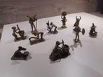 10 afrikaanse "tribal art" beeldjes in brons, Ophalen of Verzenden