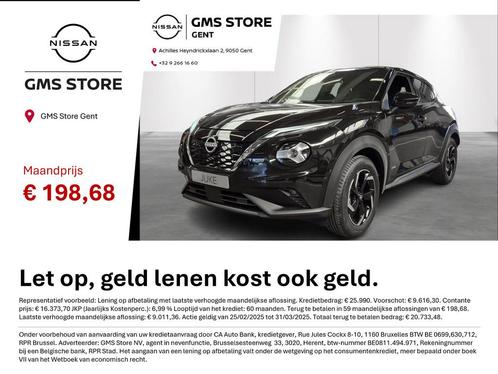 Nissan Juke HEV 1.6 N-Connecta // GMS STORE NISSAN GENT, Auto's, Nissan, Bedrijf, Te koop, Juke, Hybride Elektrisch/Benzine, C