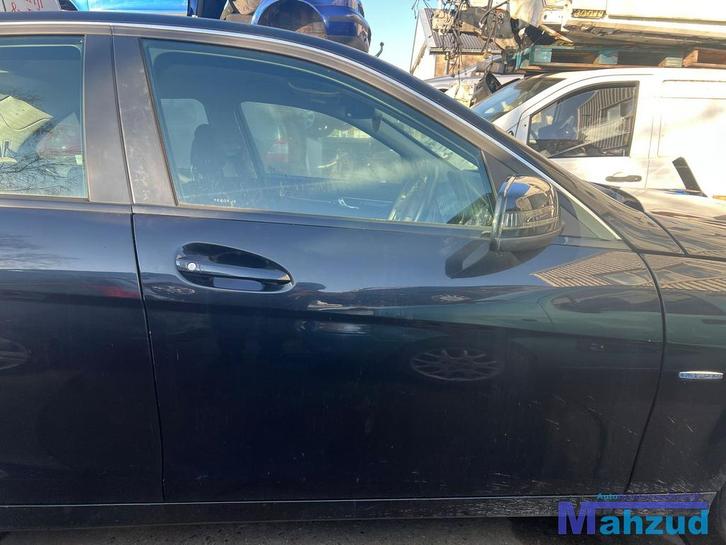 MERCEDES C KLASSE W204 ZWART 197 rechts voor deur 2007-2011, Auto-onderdelen, Carrosserie, Deur, Mercedes-Benz, Gebruikt, Ophalen of Verzenden