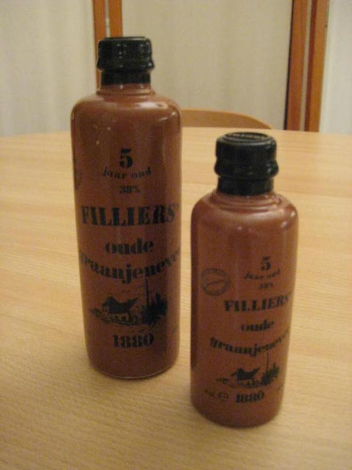 Jenever Filliers 10 cl en 4 cl / 5 jaar oud, Verzamelen, Wijnen, Nieuw, Overige typen, Overige gebieden, Ophalen of Verzenden