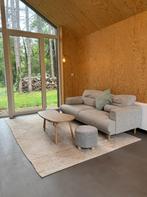 ZETEL TAPIJT BIJZETTAFELS POEFS BOOGLAMP, Ophalen, Zo goed als nieuw, Hout, Modern naturel