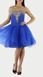 cocktailjurk royalblauw maat 34, 36, 38 sale, Kleding | Dames, Blauw, Nieuw, Cocktailjurk, Ophalen of Verzenden