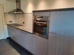 Moderne grijze keuken, Huis en Inrichting, Keuken | Complete keukens, Ophalen, Gebruikt, Grijs, Met kookeiland