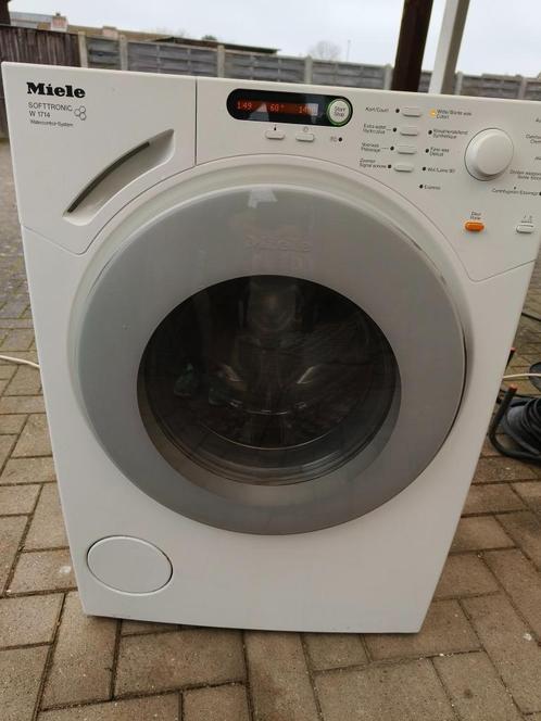 Miele Wasmachine W1714 - Goede Staat, Elektronische apparatuur, Wasmachines, Gebruikt, Voorlader, 6 tot 8 kg, 1200 tot 1600 toeren