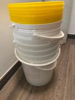 Sterke lege propere emmers 10L, Huis en Inrichting, Ophalen, Zo goed als nieuw