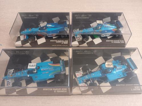 Formule 1 Benetton minichamps, Hobby & Loisirs créatifs, Voitures miniatures | 1:43, Comme neuf, Enlèvement ou Envoi