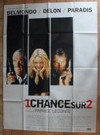 filmaffiche Alain Delon une chance sur deux filmposter XL, Enlèvement ou Envoi, Rectangulaire vertical, Comme neuf, Cinéma et TV