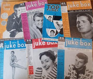 6x JUKEBOX (1959-1962)  + 1 x TOP TUNES (1962) beschikbaar voor biedingen