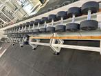 TECHNOGYM DUMBELLS NIEUW POLYURETHAAN DUMBELLS HALTERS, Sport en Fitness, Ophalen of Verzenden