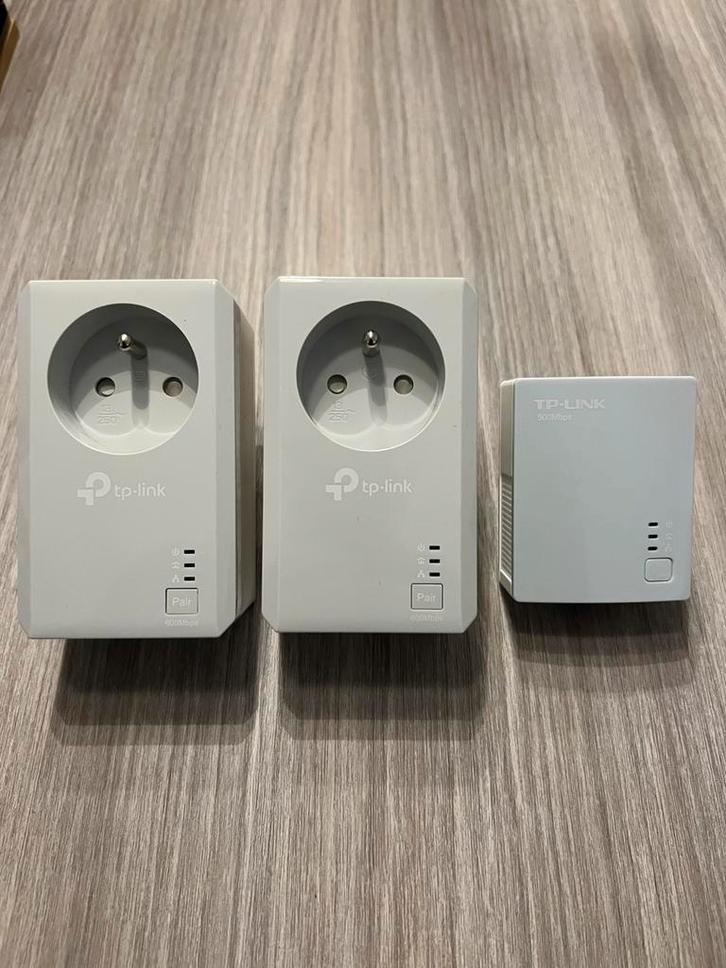 Pakket van 3 PLC's TP-Link AV600 (2 PA4025P + 1 PA411), Computers en Software, Powerlines, Ophalen