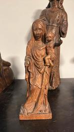 Antiek 18e / 19e eeuwse Madonna met kind, Ophalen of Verzenden