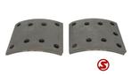 Kit van 8 remblokken 160mm vooraan, Nieuw, Mercedes-Benz, Remmen en Aandrijving