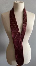 Bordeaux stropdas in zijde Profuomo - NIEUW, Kleding | Heren, Stropdassen, Verzenden, Nieuw, Profuomo, Met patroon