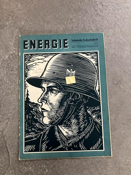 Tijdschrift "ENERGIE - Technische Fachzeitschrift", 1939, Verzamelen, Militaria | Tweede Wereldoorlog, Ophalen of Verzenden