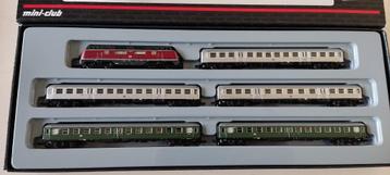 Kit de train « Train express » Märklin Z Miniclub 81175, Neuf, Analogique, Enlèvement ou Envoi, Set de Trains