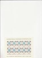 postzegels Nederland 852/854 velletje, Verzenden