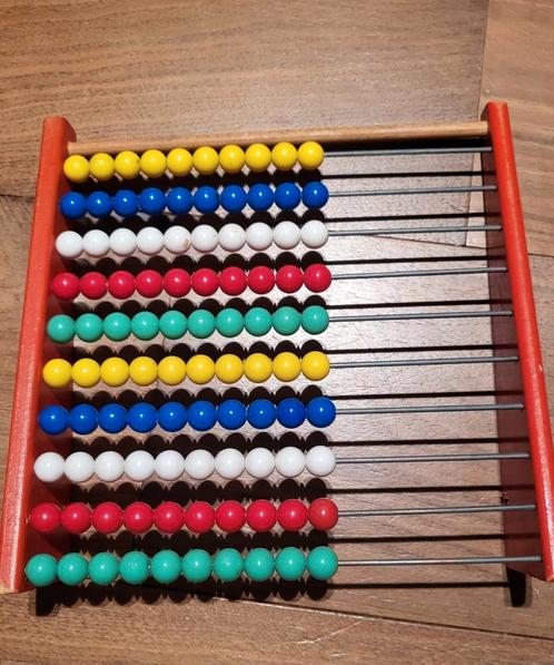 Boulier en bois / Abacus Vintage, Kinderen en Baby's, Speelgoed | Houten speelgoed, Zo goed als nieuw, Ophalen of Verzenden