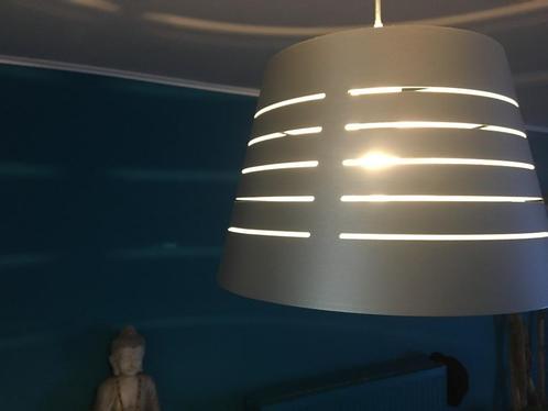 Philips inox hanglamp H22cm-diam 33cm, Huis en Inrichting, Lampen | Hanglampen, Zo goed als nieuw, Ophalen of Verzenden