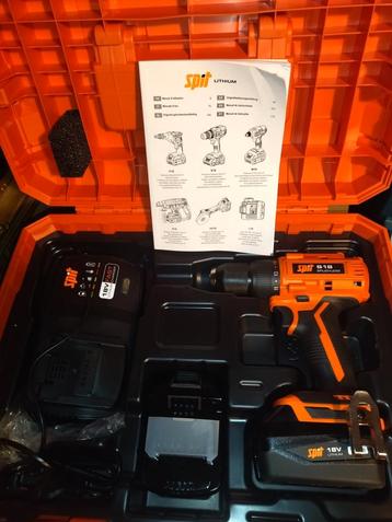 Vis et perceuse sans fil Spit Professional 18V., Neuf, Enlèvement ou Envoi, Foreuse et Perceuse, 600 watts ou plus