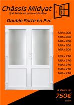 Double porte de service en stock, Enlèvement, Neuf, Autres types, Double vitrage