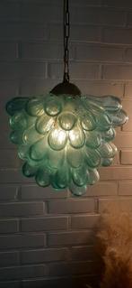 Vintage hanglamp Grape lamp / druivenlamp in glas, Ophalen of Verzenden, Zo goed als nieuw, Glas