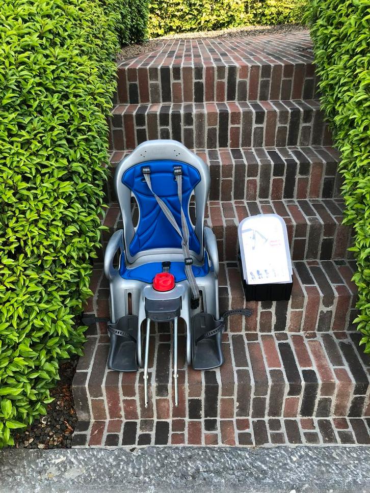 OK Baby Fietsstoel 10+  tot 22kg met 2 houders met slot, Fietsen en Brommers, Fietsaccessoires | Fietsstoeltjes, Zo goed als nieuw