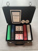 Twee pokersets - zie foto’s - metalen koffer, Hobby en Vrije tijd, Gezelschapsspellen | Kaartspellen, Vijf spelers of meer, Ophalen