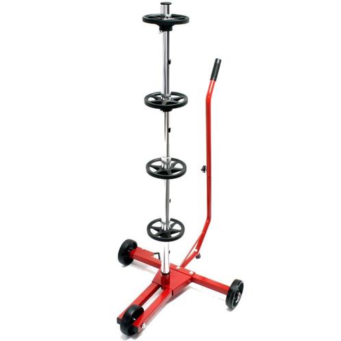 Banden opbergrek met trolley | 120 cm | rood, Auto diversen, Auto-accessoires, Nieuw, Verzenden