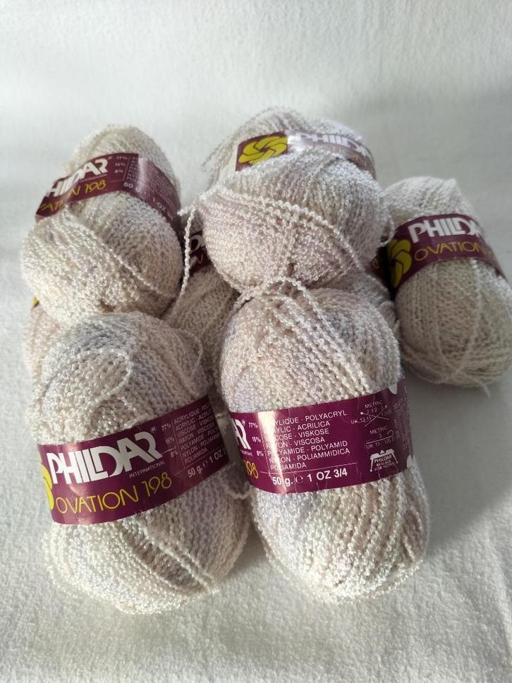 Phildar Ovation 198 garenbal (8 ballen), Hobby en Vrije tijd, Breien en Haken, Zo goed als nieuw, Naald, Ophalen of Verzenden